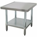 Advance Tabco MT-GL-363 36in x 36in Stainless Steel Mixer Table with Galvanized Undershelf 109MTGL363
